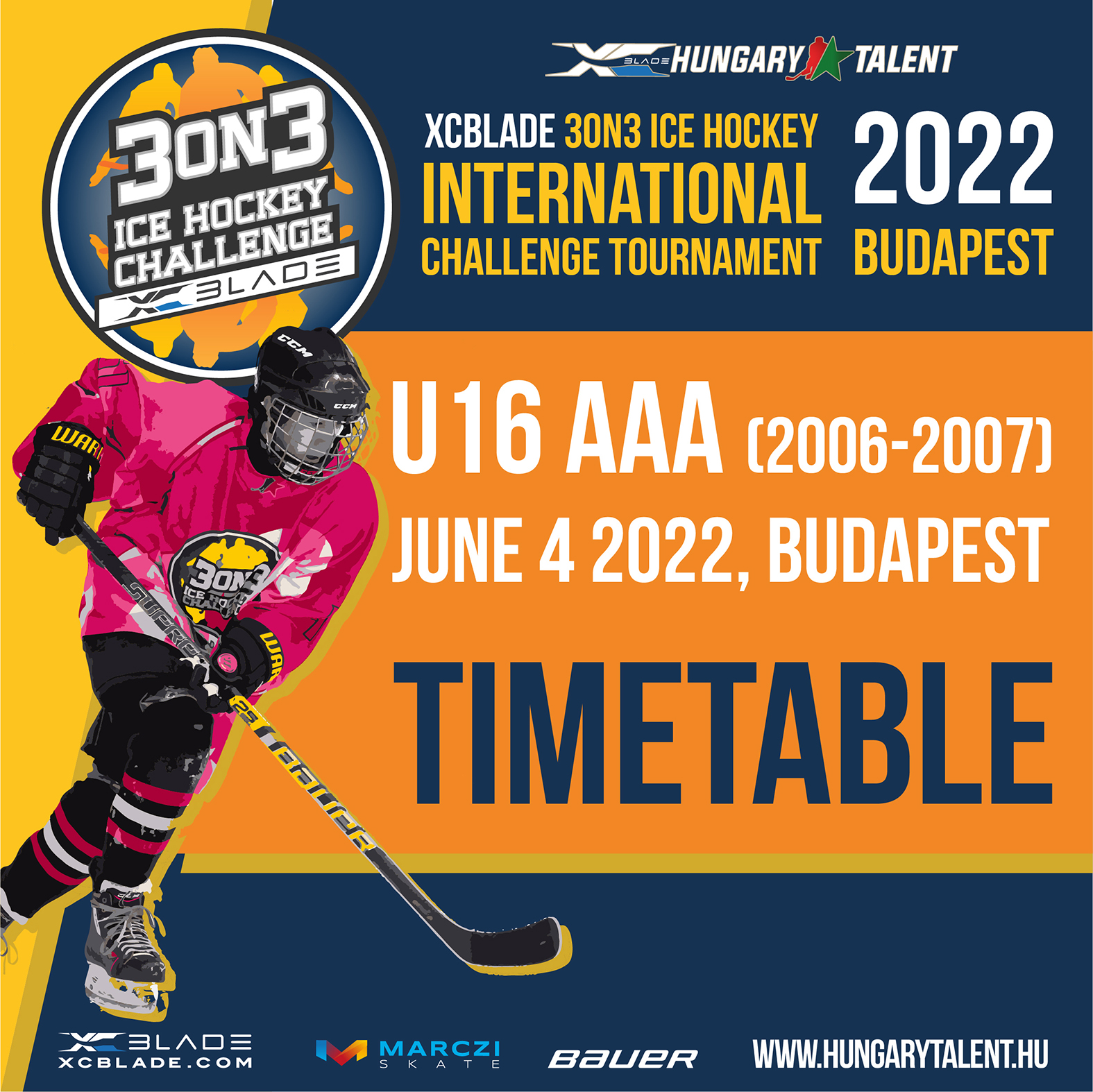 A negyedik 3on3 Ice Hockey Challenge következik az U16-osoknak