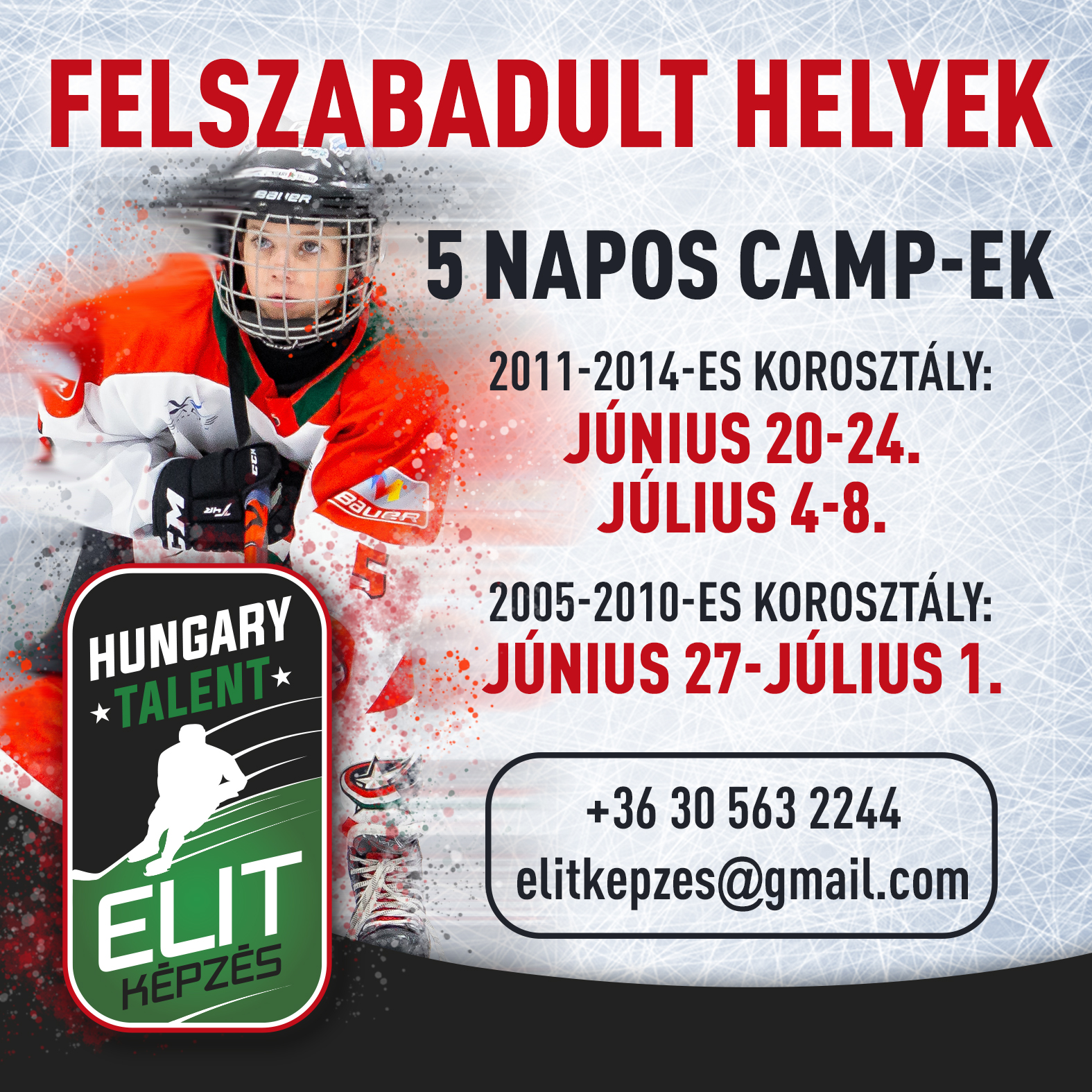 Elit Képzés - Felszabadultak helyek